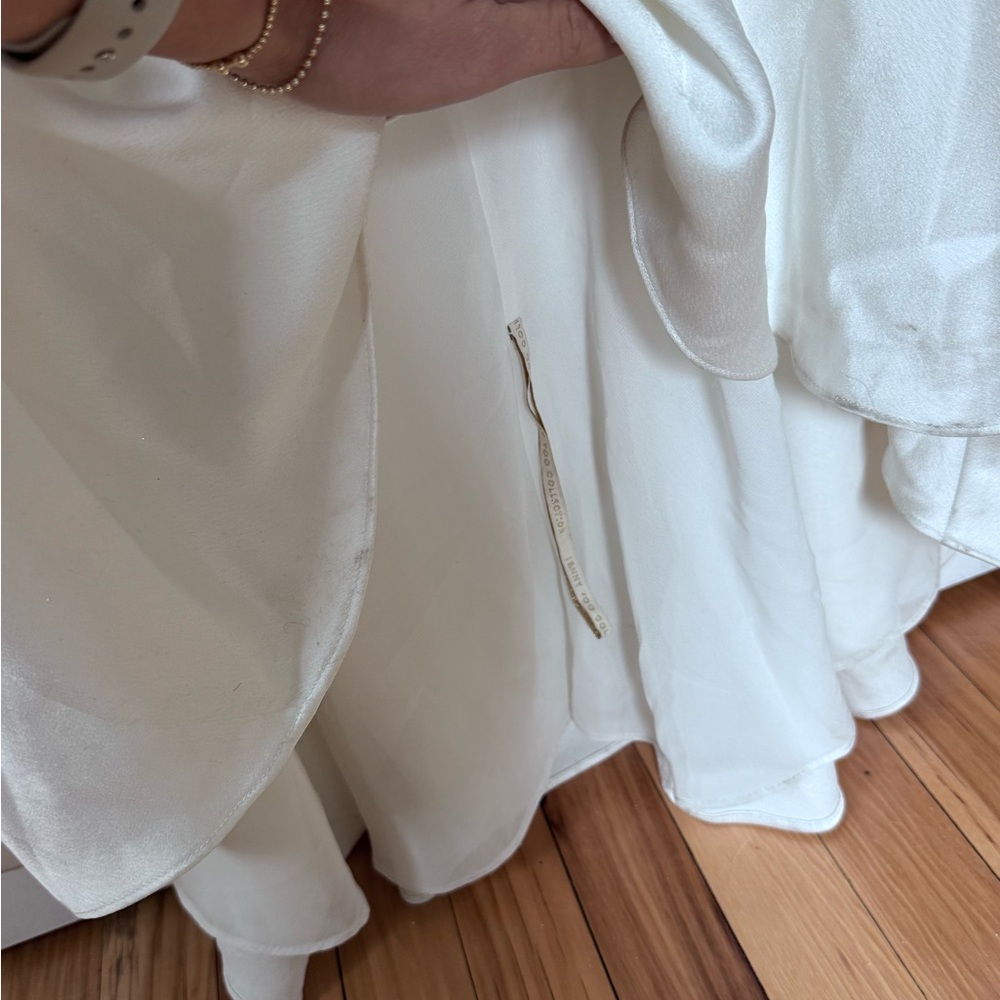 Anthropologie Jenny Yoo Bronwyn Wedding Dress in ivory NWT size 24 | bride - Picture 9 of 13